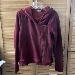 Athleta velour lined zip up hoodie!